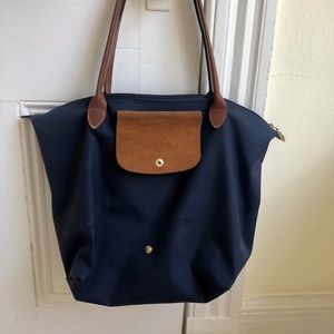 Large Navy Blue Longchamp